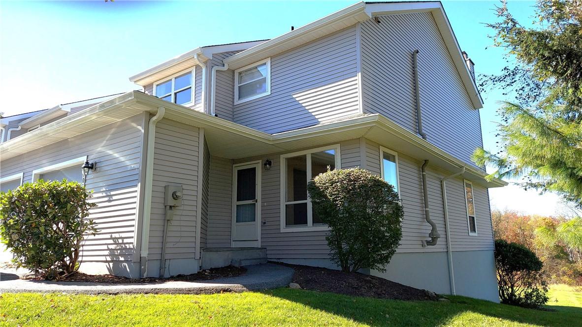 Front view, end unit.