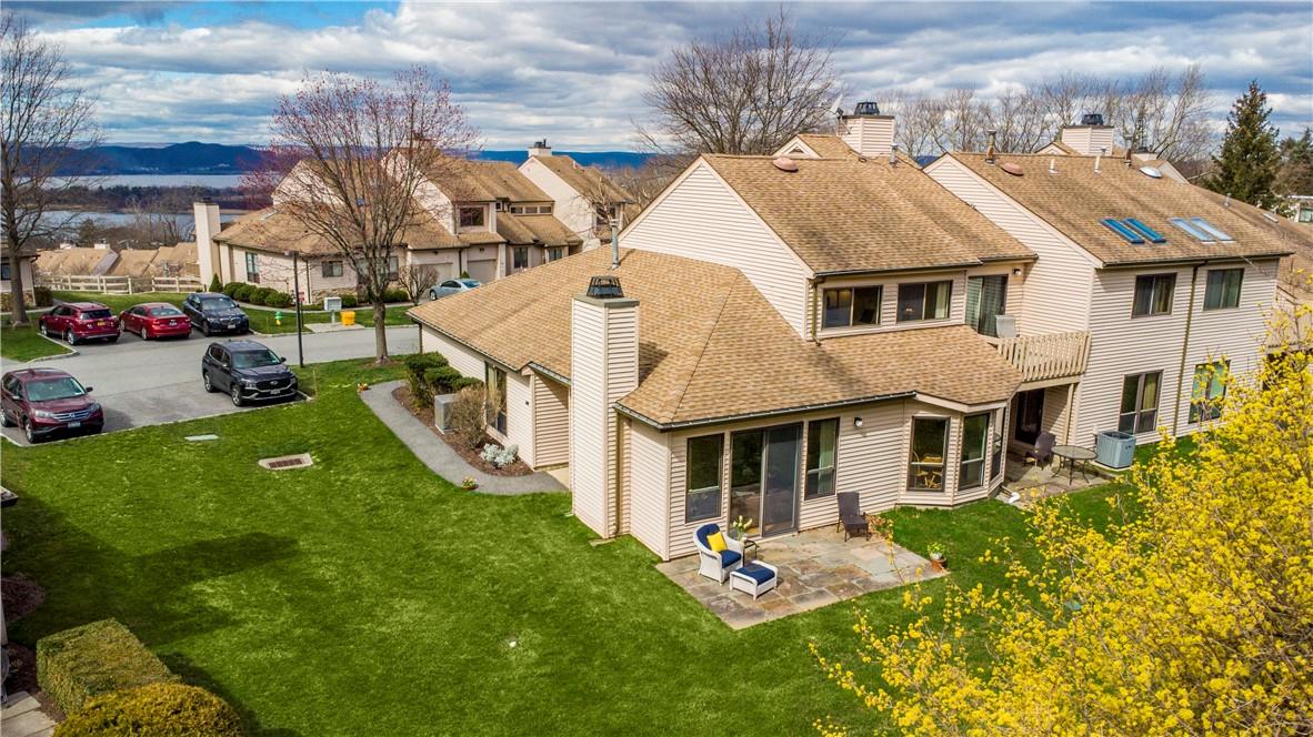 An aerial view of 60 Hudson Watch Drive as Spring approaches.