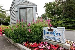 Unique Indian Cove complex has only  13 units with private dock and pool.