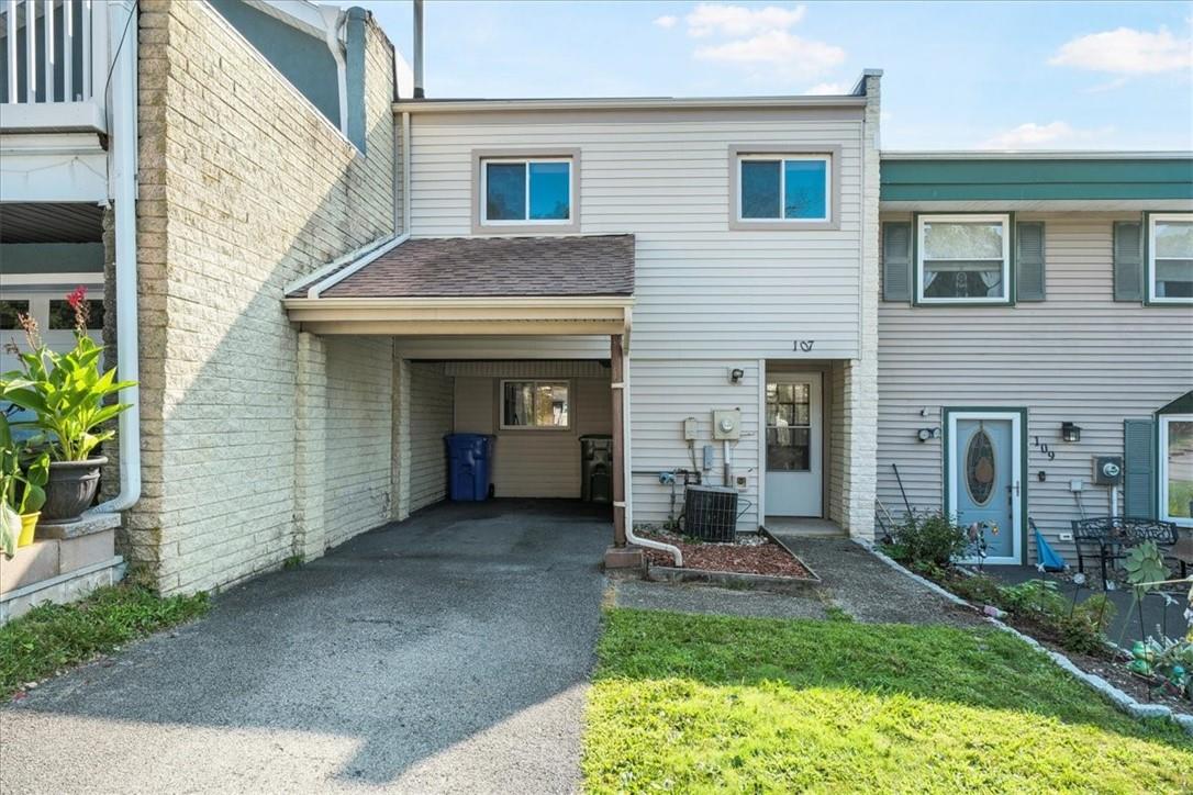 Front of townhouse
