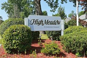 High Meadow is a well maintained Condominium Commnity.  One of the best features of this community, along with the great layout of the condo, is the low turn over of the homeowners.