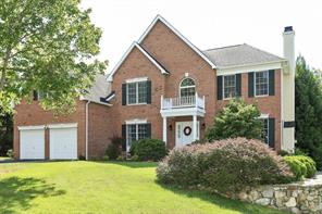 Brick center hall colonial