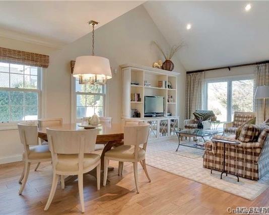 Open dining/living area