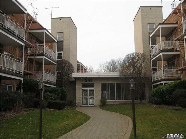 front of building