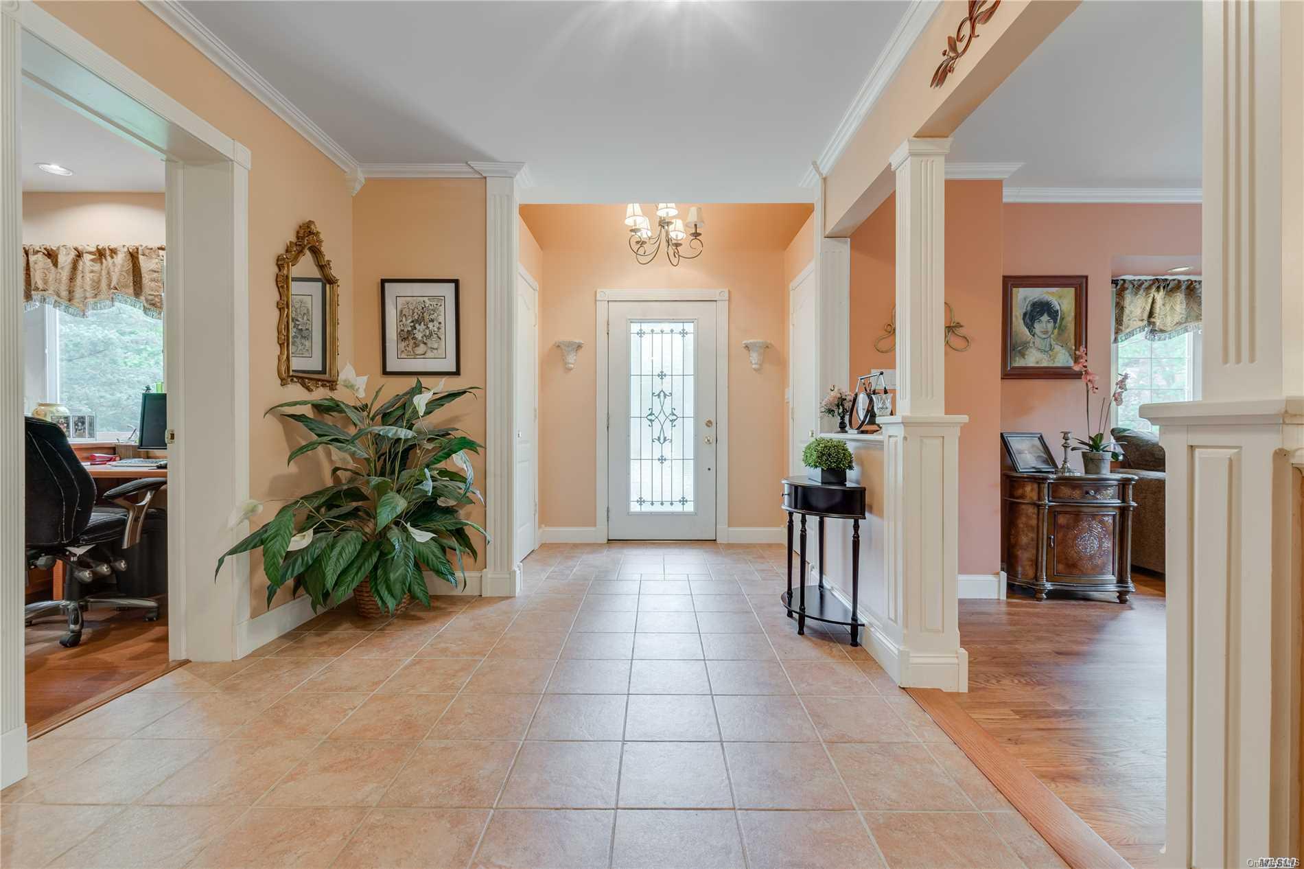 Welcoming entry hall