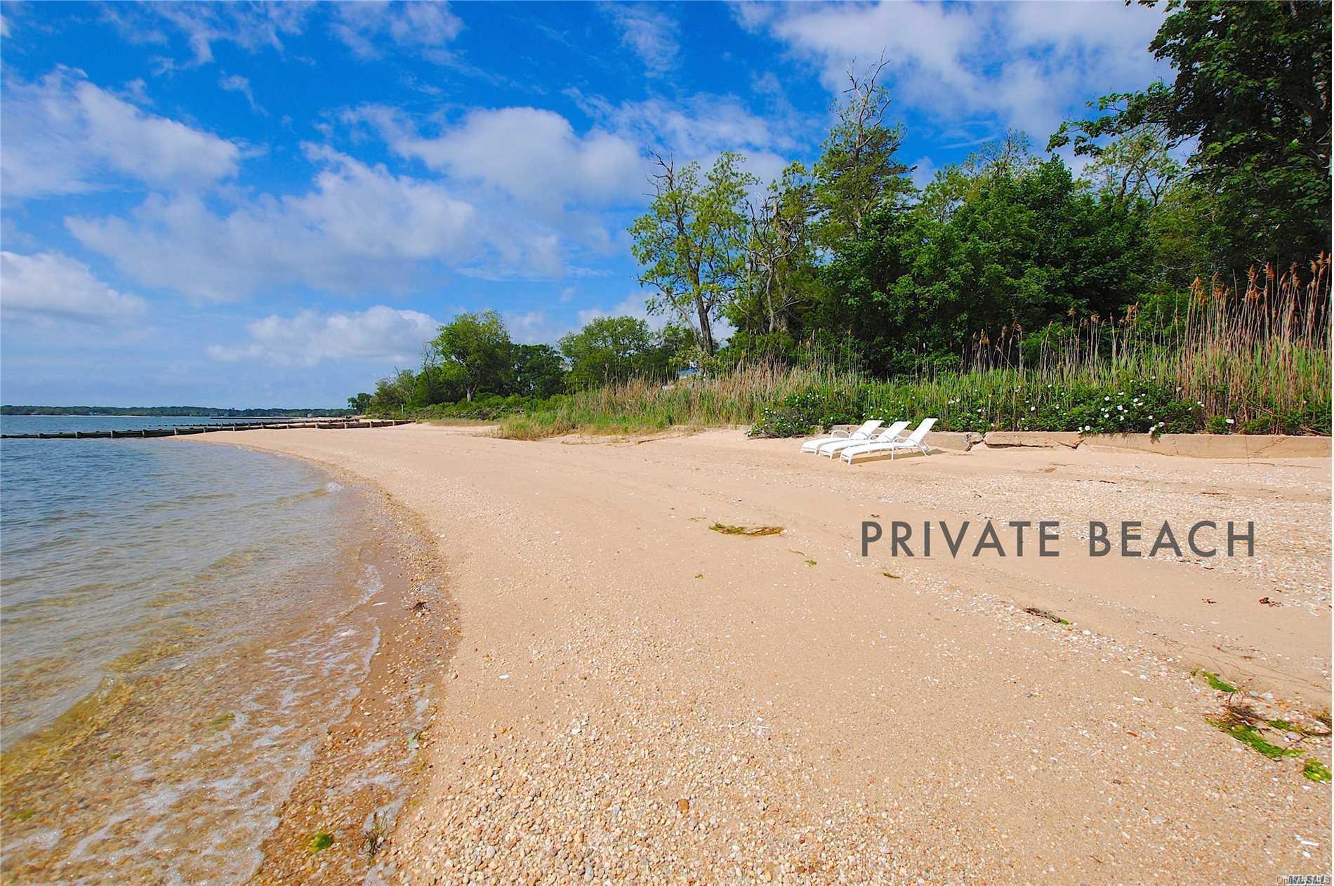 North Fork waterfront summer rental with private beach