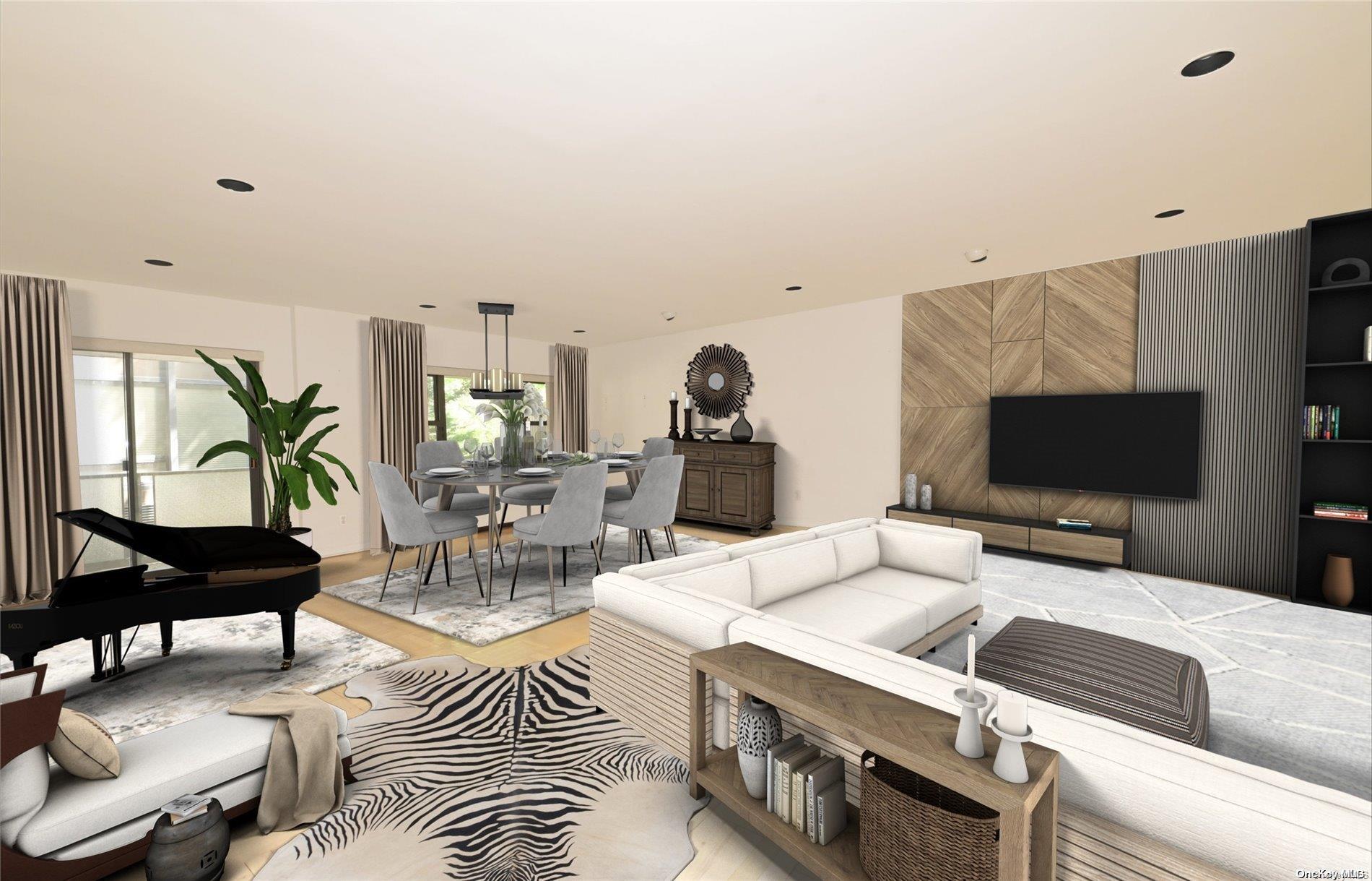 INTERIOR DESIGNER'S VISION OF THE LIVING ROOM