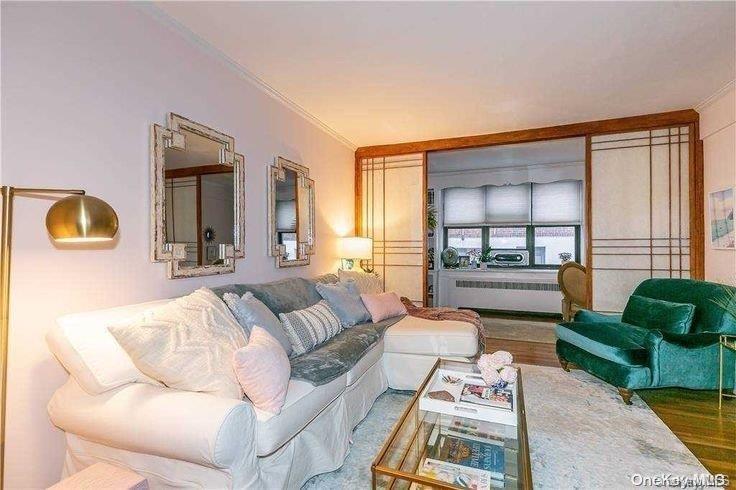 Living rm w/sliding doors