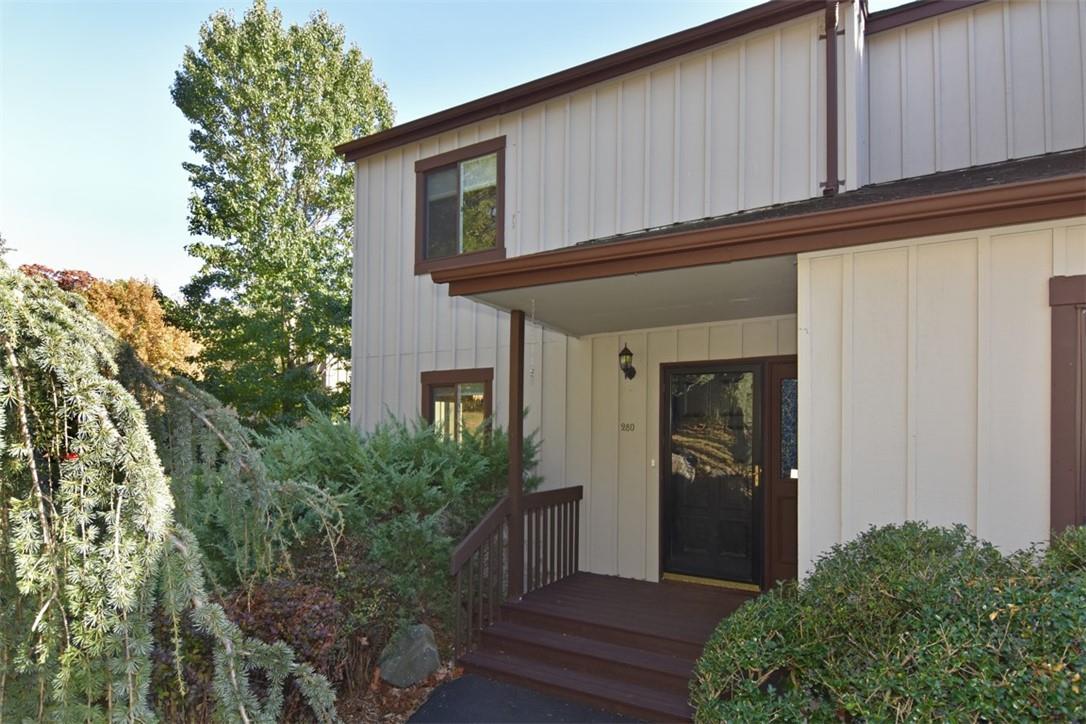Privately located end-unit with spectacular kitchen.