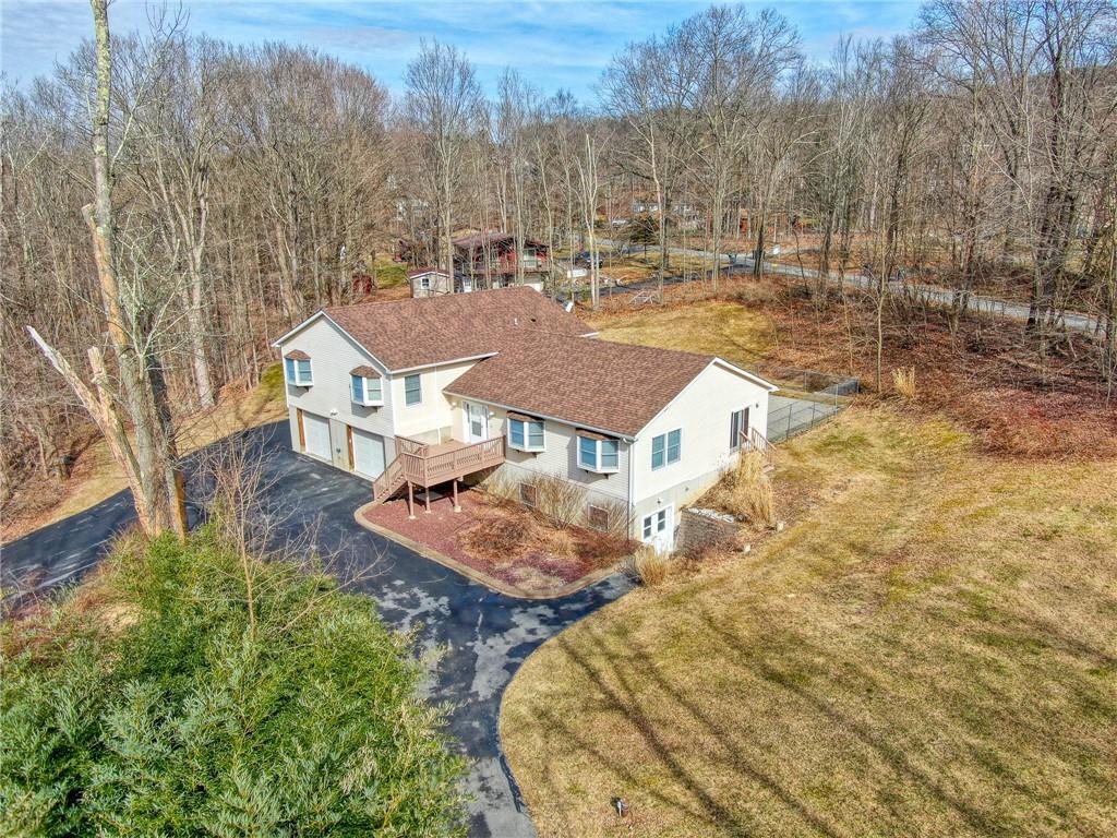 Home sits on .85 acres with Privacy