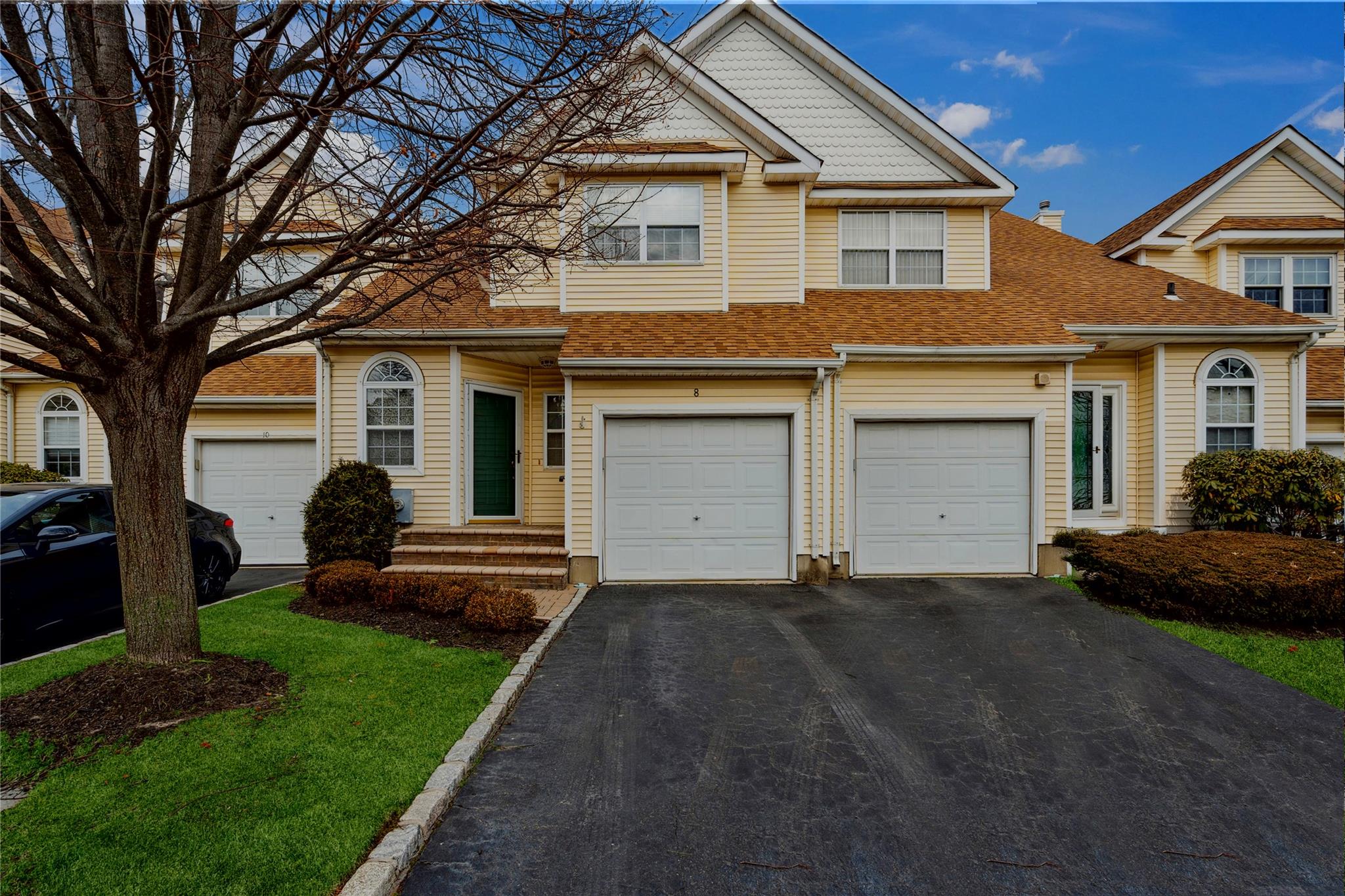 View of front of home with garage