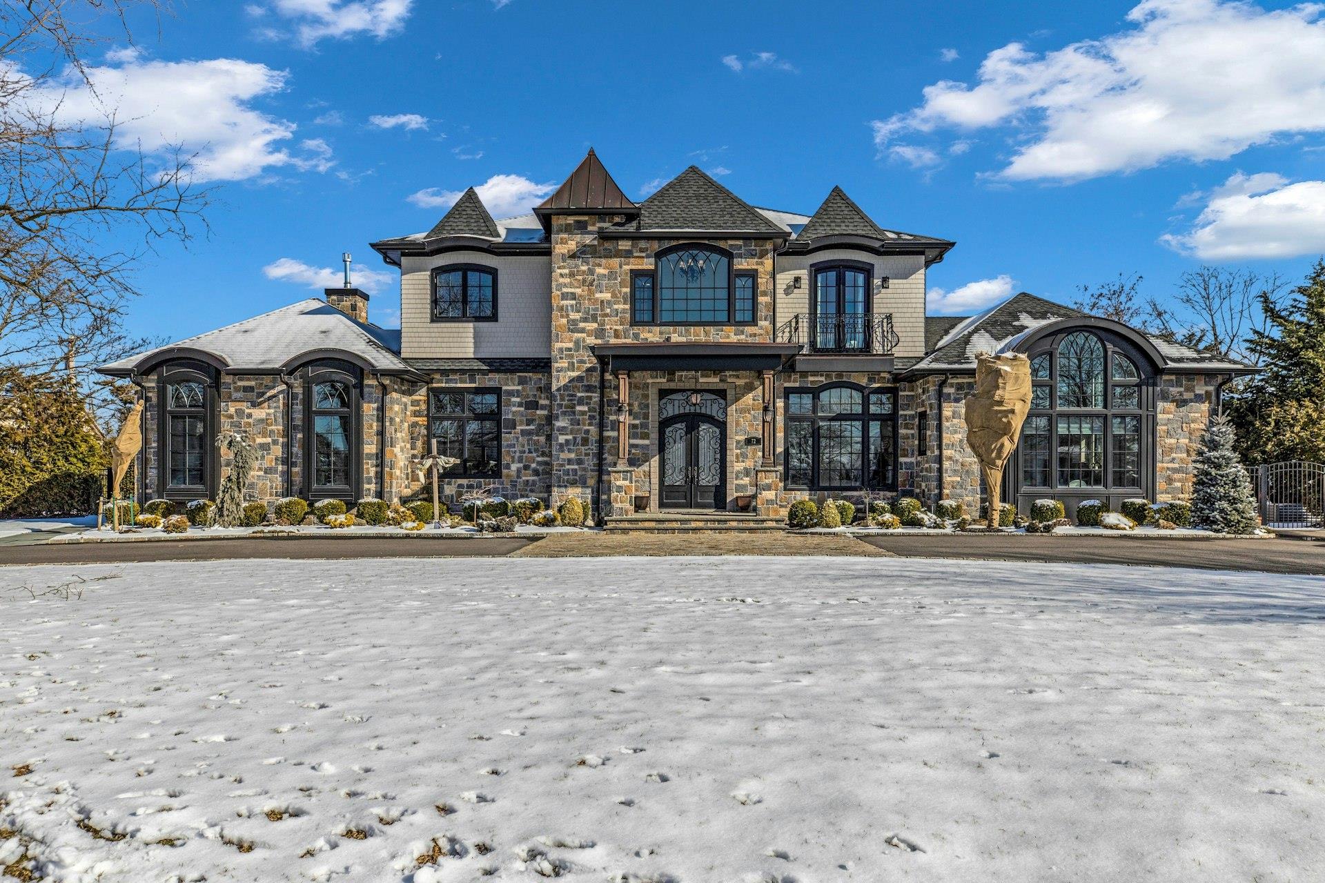 View of french country style house