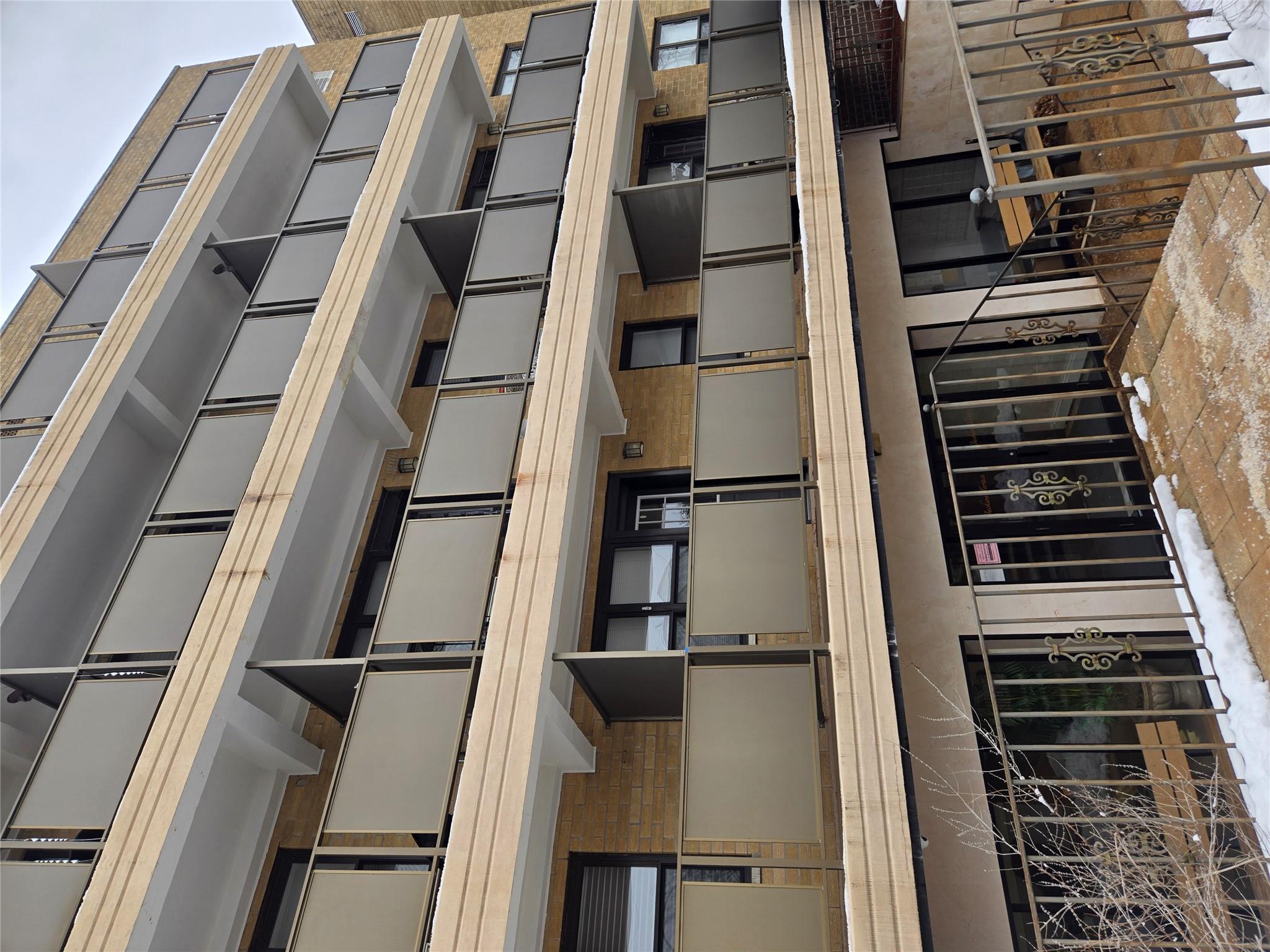 View of building exterior.
