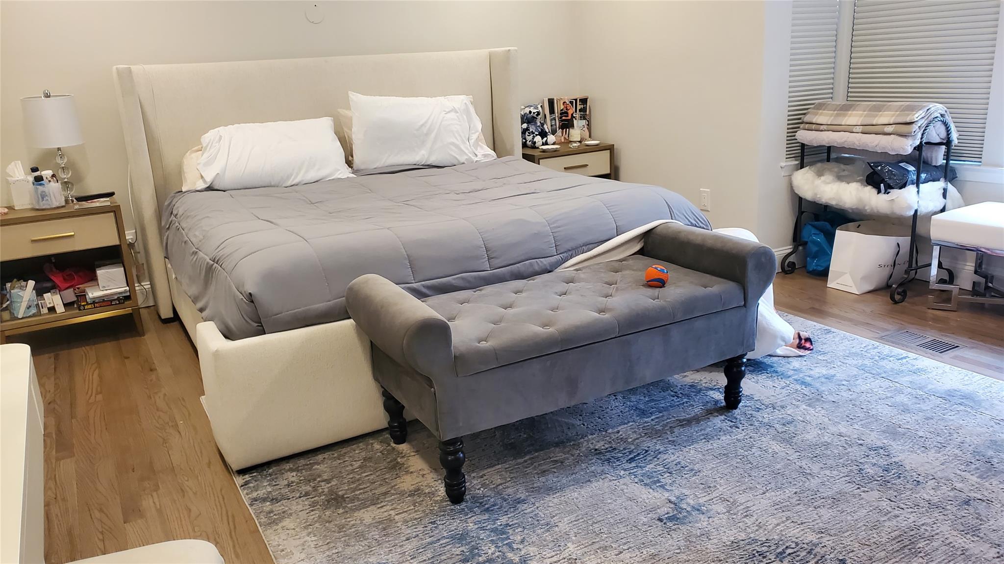 Bedroom featuring wood finished floors