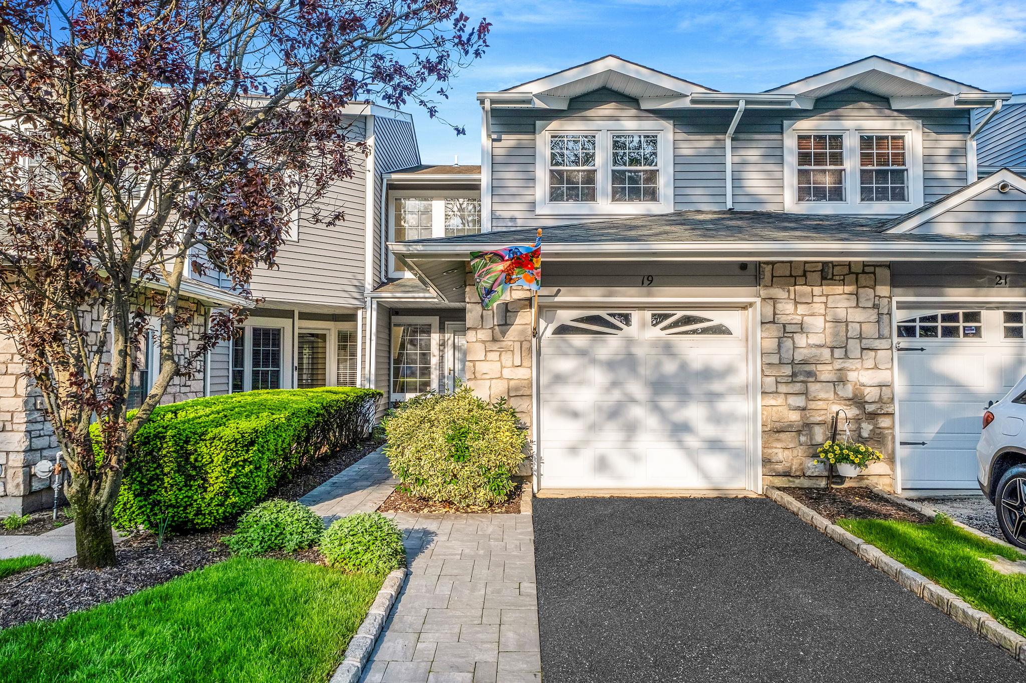 Brand new asphalt driveway