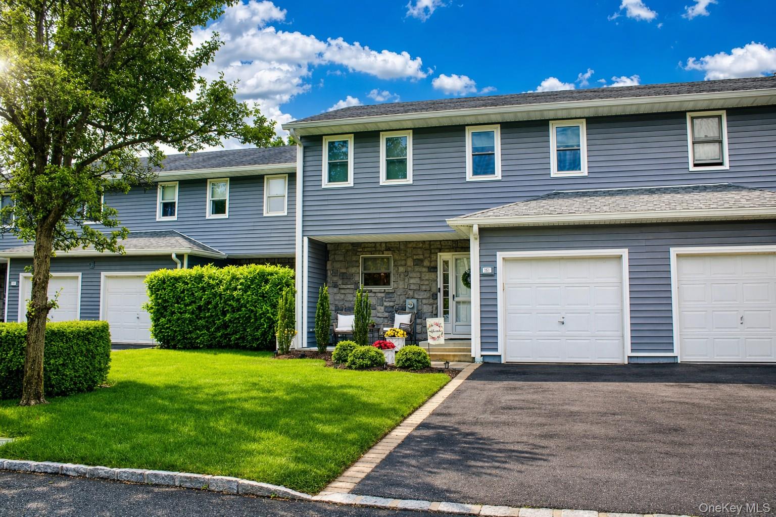 Townhome with one car attached garage
