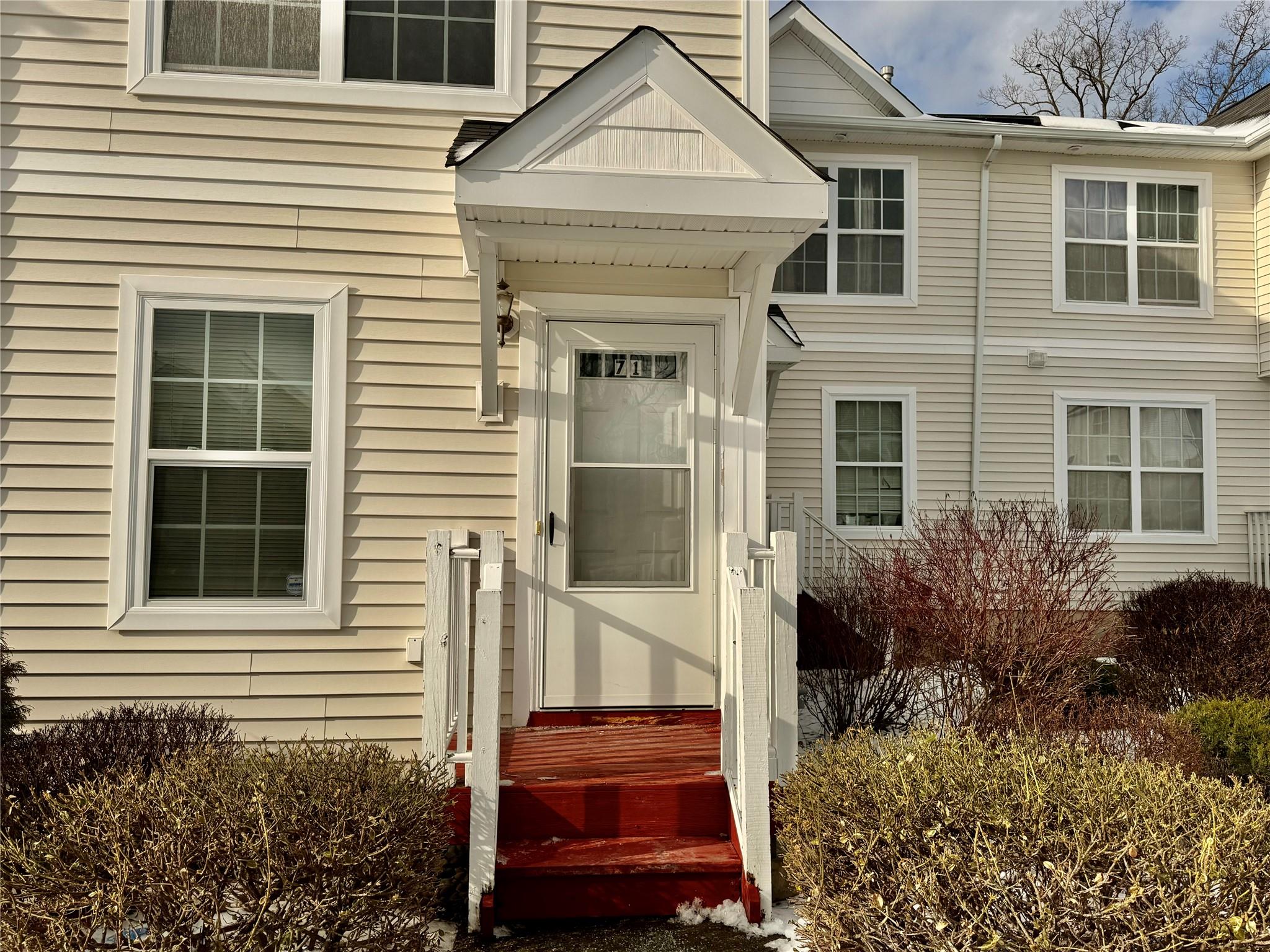 View of property entrance