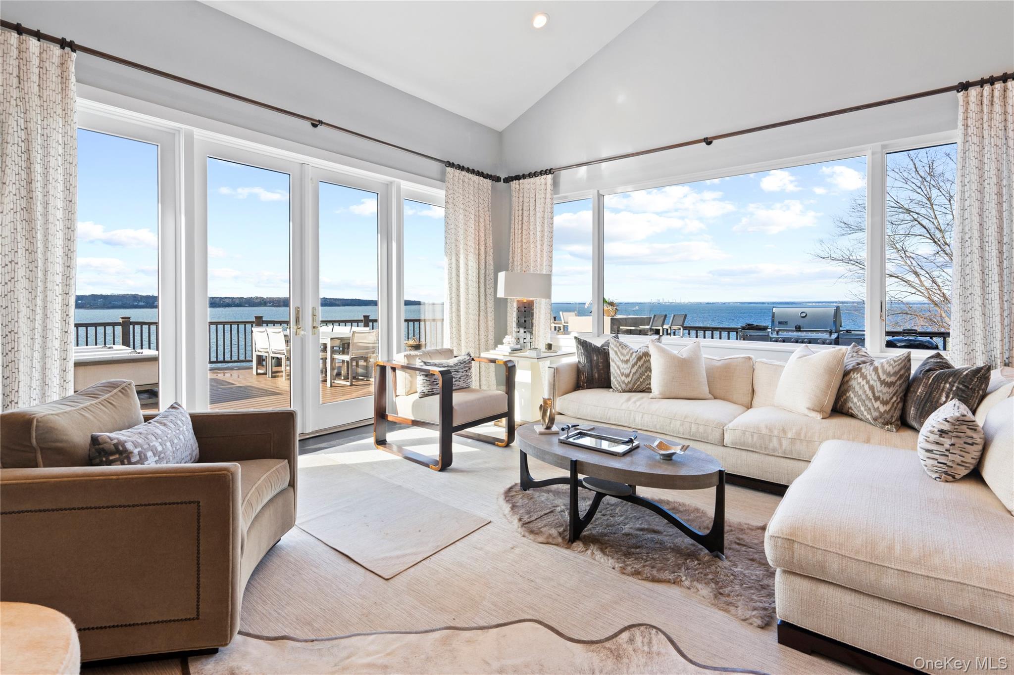 Water views throughout