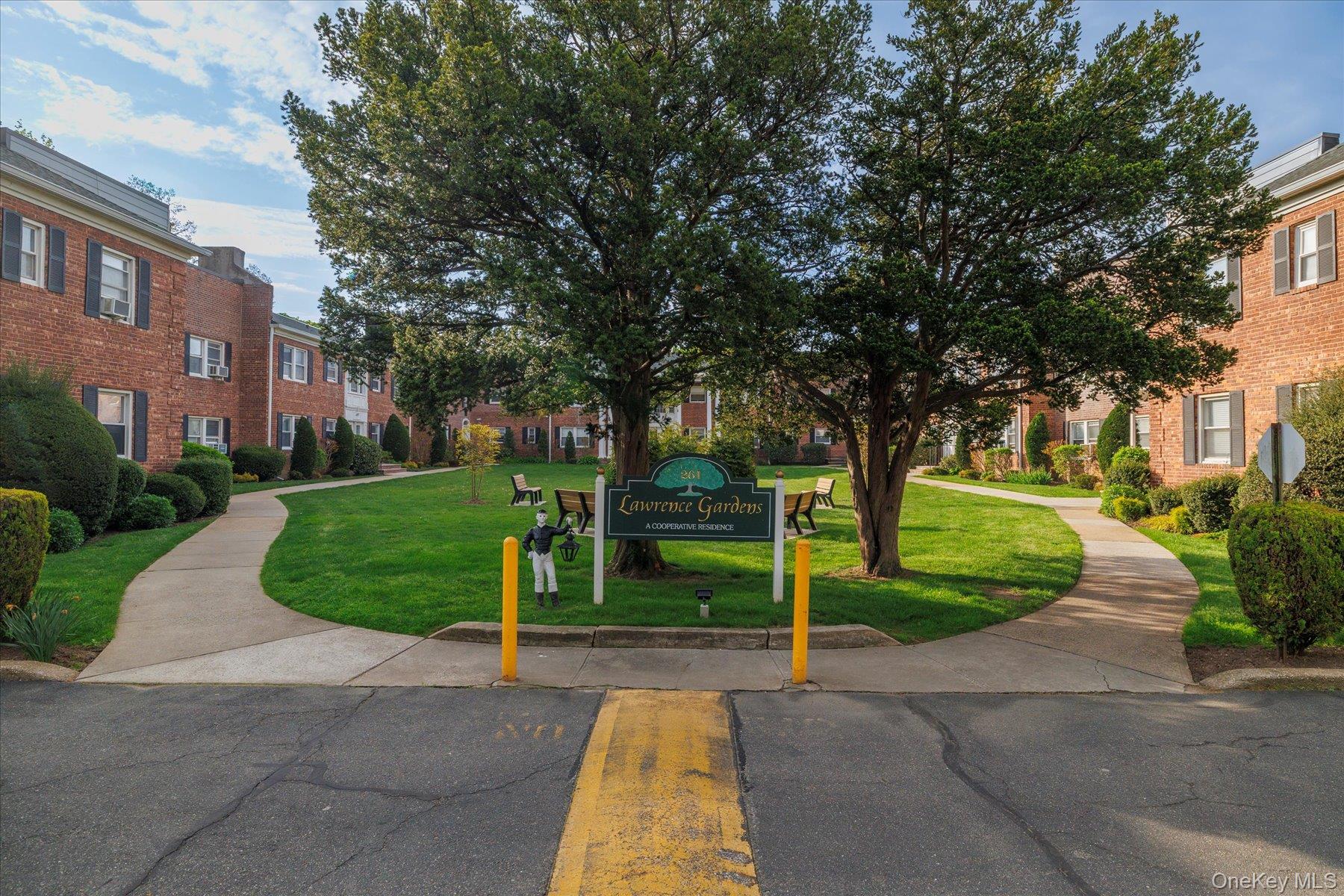 View of community with a lawn
