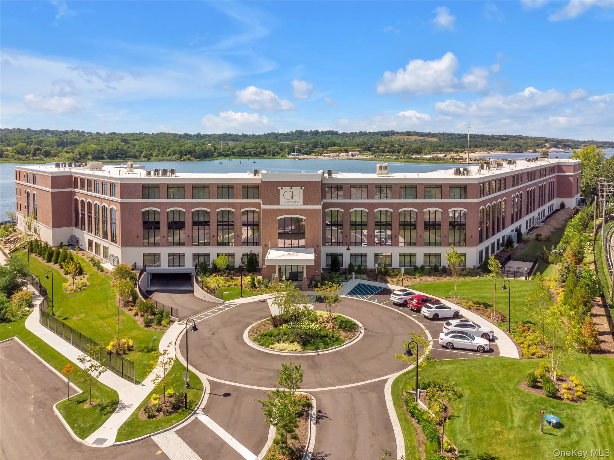 Front courtyard aerial view