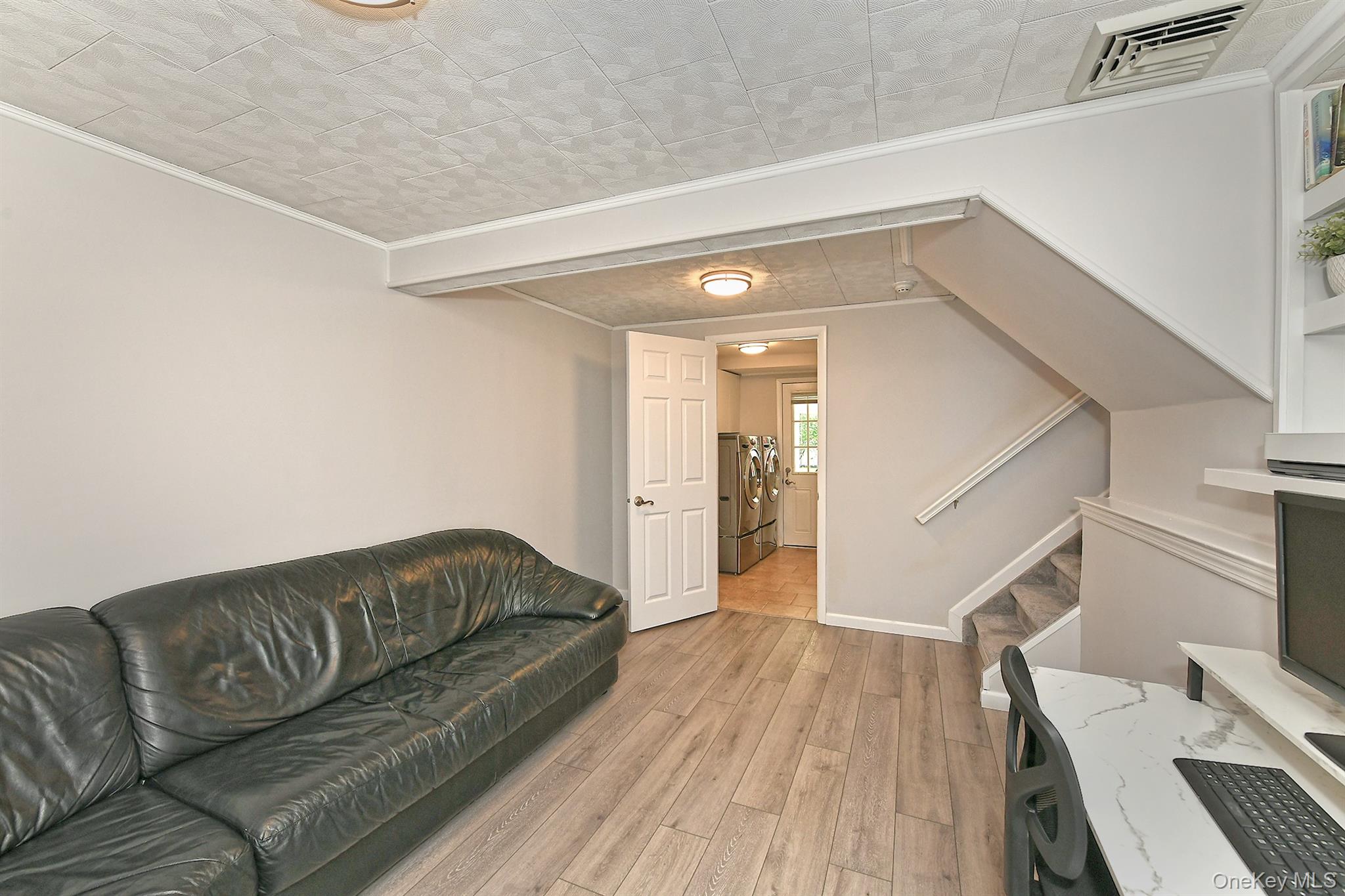 Separate Entrances To The Garage & Backyard