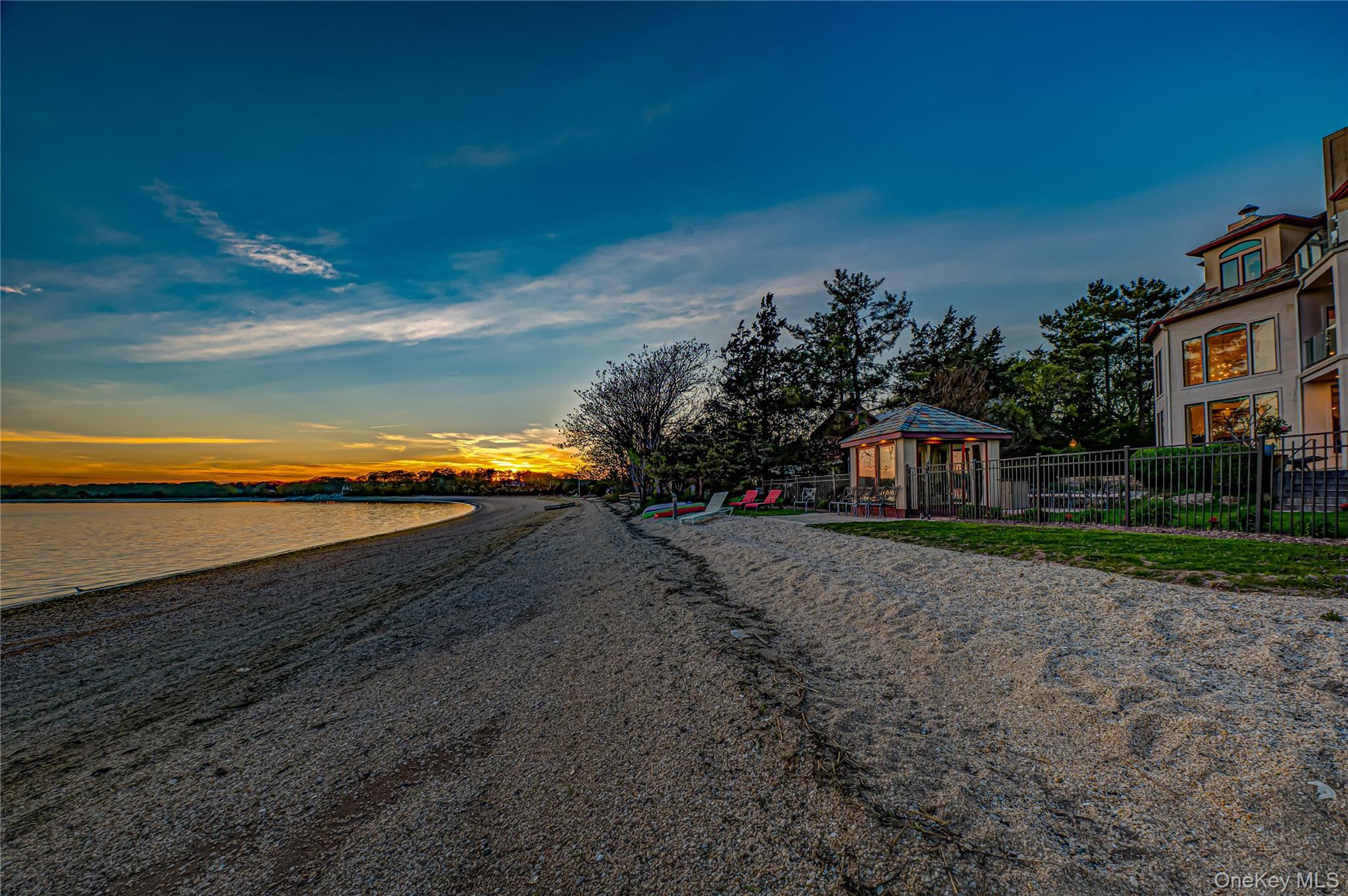 View of street with a water view
